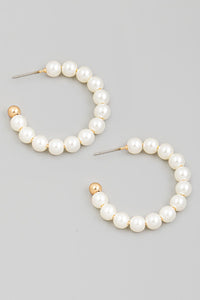 The Aubrey Earrings - Pearl