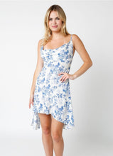 Load image into Gallery viewer, The Bailee Dress - Cream/Blue