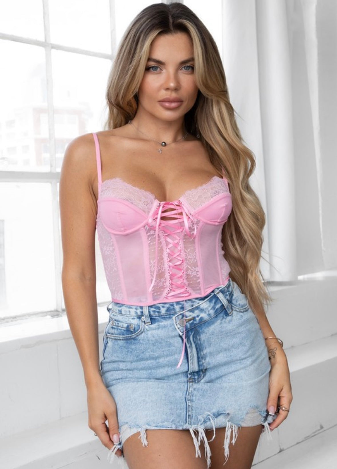 Soft Girl Top -  Pink