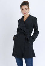Load image into Gallery viewer, The Serena Trench Coat - Black