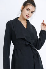 Load image into Gallery viewer, The Serena Trench Coat - Black