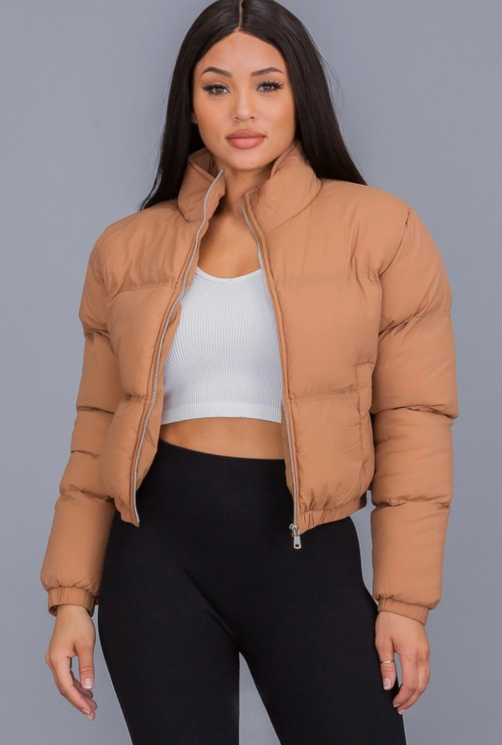 The Powerpuff Jacket - Camel