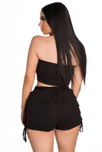 Load image into Gallery viewer, Tie Me Down Two Piece Set - Black