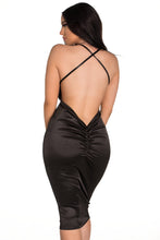 Load image into Gallery viewer, Scrunch It Up Dress - Black