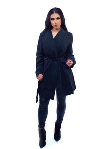The Serena Trench Coat - Black