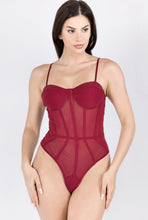 Load image into Gallery viewer, Run The World Bodysuit - Burgundy