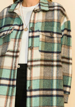 Load image into Gallery viewer, The Kristen Flannel - Mint