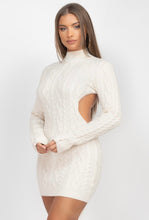 Load image into Gallery viewer, Got Your Back Sweater Dress - Ivory