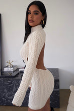 Load image into Gallery viewer, Got Your Back Sweater Dress - Ivory