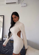 Load image into Gallery viewer, Got Your Back Sweater Dress - Ivory