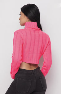 Fallin' For You Sweater - Pink