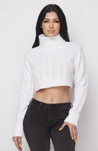 Fallin' For You Sweater - White