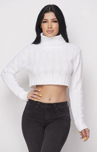 Fallin' For You Sweater - White