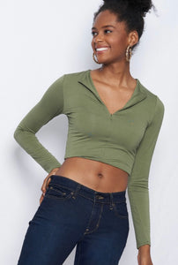 The Ryann Top - Olive