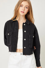 Load image into Gallery viewer, 90&#39;s Baby Jacket - Black Denim