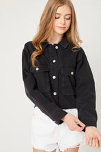 Load image into Gallery viewer, 90&#39;s Baby Jacket - Black Denim