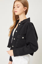 Load image into Gallery viewer, 90&#39;s Baby Jacket - Black Denim