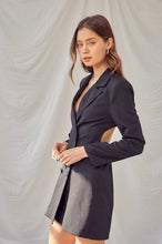 Load image into Gallery viewer, Top Tier Blazer Dress - Black