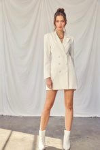 Load image into Gallery viewer, Top Tier Blazer Dress - White