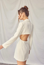 Load image into Gallery viewer, Top Tier Blazer Dress - White