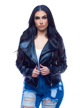Load image into Gallery viewer, Lets Hangout - Fringe Detail Leather Jacket