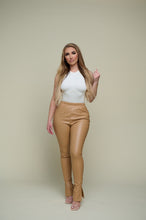 Load image into Gallery viewer, Lexi Leather Pants - Tan