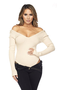 Show Off Bodysuit - Taupe
