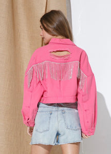 Can't Compare Denim Jacket - Pink