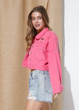 Load image into Gallery viewer, Can&#39;t Compare Denim Jacket - Pink