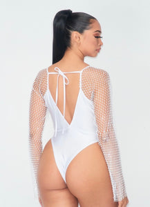 Under The Stars Bodysuit - White