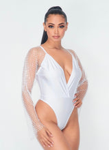 Load image into Gallery viewer, Under The Stars Bodysuit - White