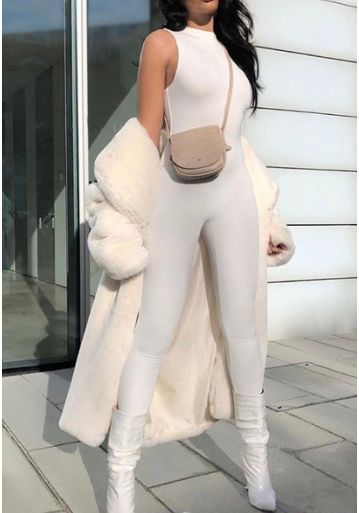 The Kendall Jumpsuit - White