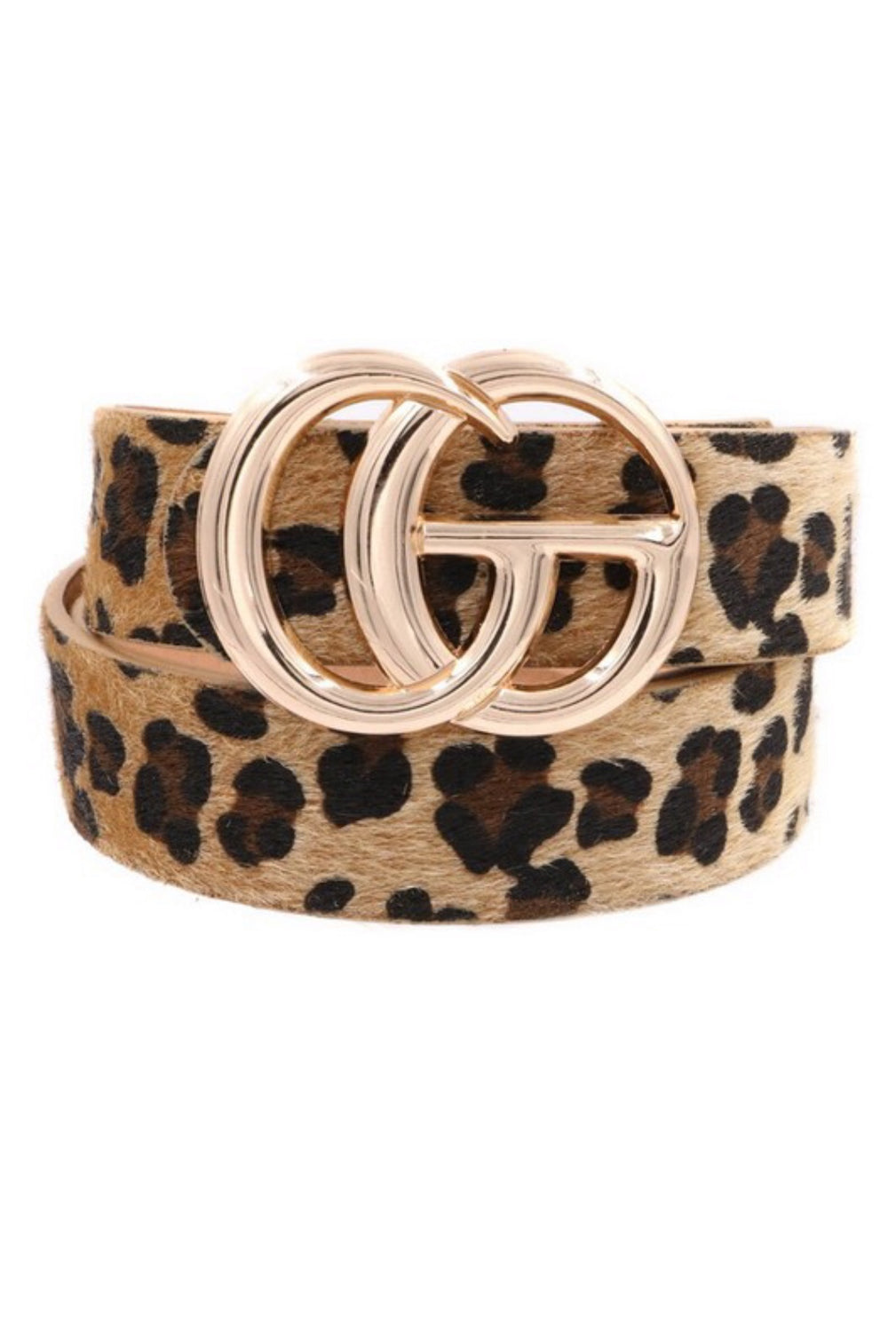 Leopard Belt - Natural